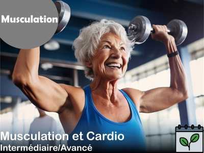 MUSCULATION - Musculation et Cardio - Intermédiaire / Avancé (NOUVEAU)  (Mardi 9 h 30) [Copie]